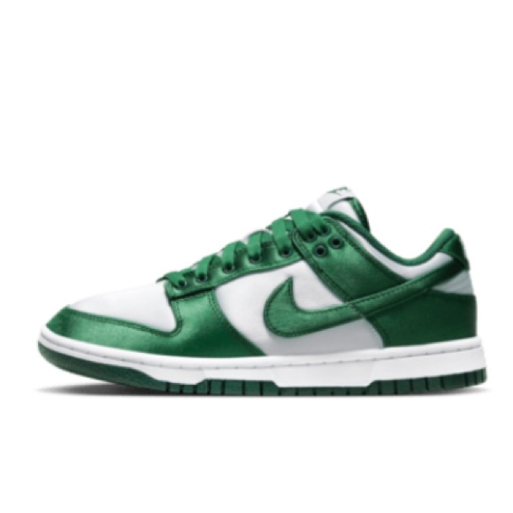 Nike Green and White Sneakers